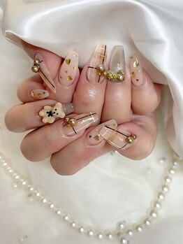 ビビ(ViVi)/くまちゃんネイル