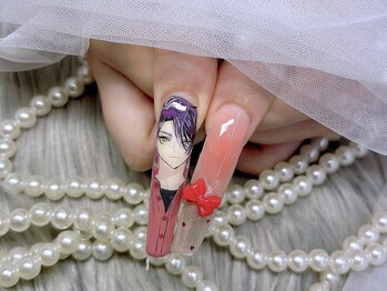 ネイル アリーズ セカンド(nail Allies 2nd)/痛ネイル 手書き 推しネイル