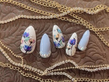 ネイル ミミュー(Nail Mimyu)の写真/【JR芦屋駅スグ】サンプル200種以上/ラメ・パーツも豊富☆歴の長いネイリストによる圧巻のデザインに感動♪
