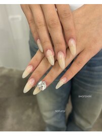 swarovski〈アクリルスカルプ〉