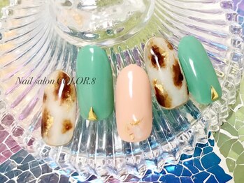 ネイルサロン カラーエイト(Nailsalon COLOR.8)/ニュアンス、トレンド、アート