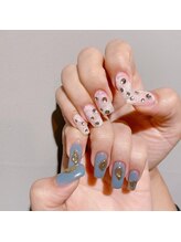 ラズリー(Lazliy)/ニュアンスアシメネイル