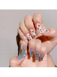ニュアンスアシメネイル