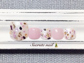 スエルテ ネイルサロン 北千住店/着物フットネイル ¥9000