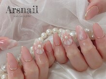 アルスネイル(Ars nail)/桜マットネイル