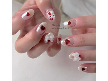 マーヴェラス 恵比寿店(Marvelous)/パールネイル♪