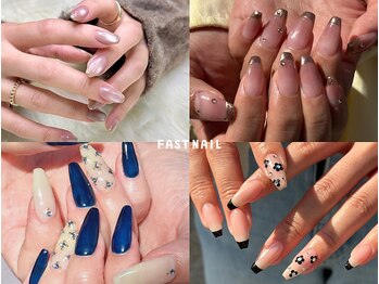 ファストネイル 越谷レイクタウン店(FAST NAIL)の写真/【安い×早い×高技術】熟練ネイリスト在籍★アートデザインがオフ込¥4860~!ニュアンス/ワンホンネイル等♪