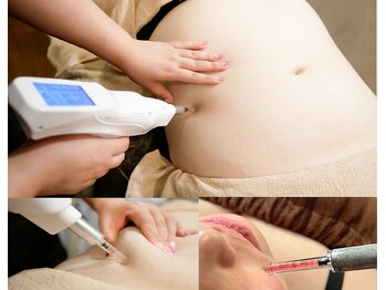 アム ビューティー アンド ソラニン(AMu Beauty & Soranin)の写真/【最新エアジェット導入】痛みやダウンタイムが苦手な方へ◎深部まで届く高圧ジェットで理想の美ボディに♪