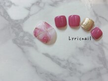 リリックネイル 本八幡店(LyricNail)/大人カワイイ大理石フット☆