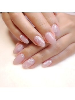 ピオニーネイル(peony nail)/ブライダルネイル
