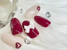 レイシア(Raysia)/ぷっくりハートネイル＊*