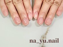 ナユネイル(na_yu.nail)/自爪風クリアネイル 159
