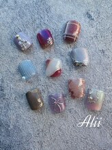 ネイルサロン アリイ(Alii)/秋冬フット定額デザイン
