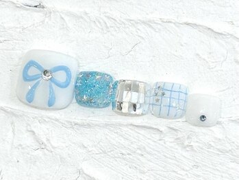 ネイルメゾン 池袋店(NAIL MAISON)/ブルーリボン¥9000