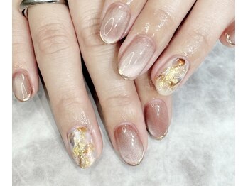アリイネイルズ(ALII Nails)/ニュアンスマグネットミラー