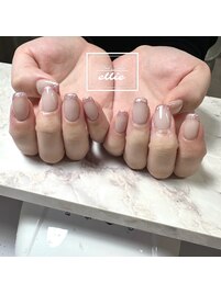 ピンクフレンチネイル