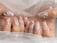 バタフライ 津田沼店(Butterfly)/ガーリーさくらんぼネイル.・*