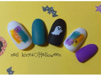 アイラッシュ キリュウ(Eye Lush Kiryu)/ハロウィンネイル♪