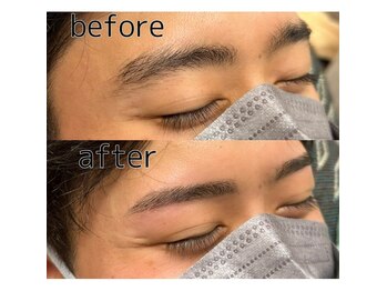 ルアン 表参道店/メンズ美眉毛スタイリング