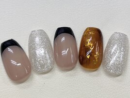 Newデザイン＊べっこうネイル