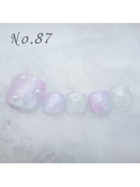 フットネイル：No.87