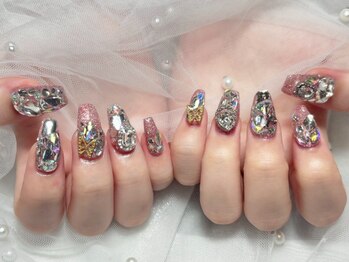 キラキラ 埋め尽くし Y2K