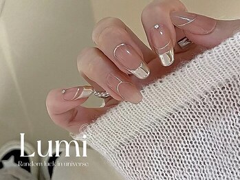 ルミネイル 大宮東口店(Lumi Nail)/ミラーフレンチ／シール