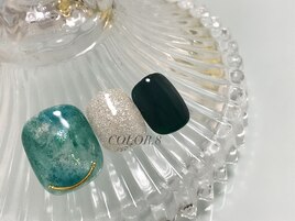 大理石・透け感・ホイル