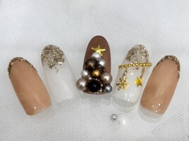 クリスマスネイル