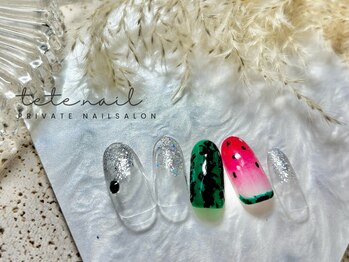 リアルなスイカアート×夏休み