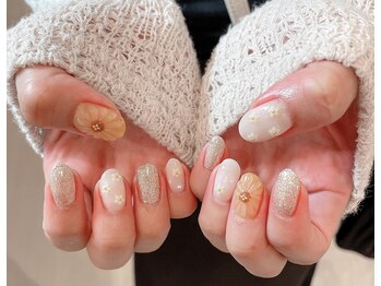レアネイル 新宿(le'a nail)/お花ネイル