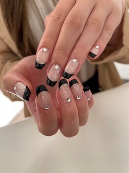 ロマンティックカラー(Romantic color)/フレンチネイル