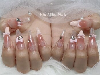 ピンクリボンネイル