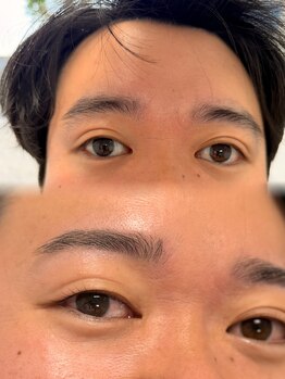 ウルワ(URUWA)の写真/【メンズ限定/完全個室】第一印象は眉で決まる！骨格に合わせた理想の眉で清潔感＆仕事力アップの目元へ