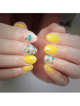 ネイルアート エクリ(Nail Art:Ecrit)/【押し花ネイル】
