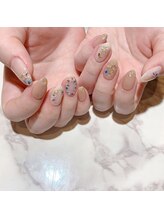 アティックネイルアトリエ(attic nail atelier)/押し花ネイル★