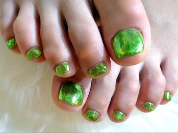 アミュリー ネイル アトリエ(Amury nail atelier)/メタリック ミラー トレンド
