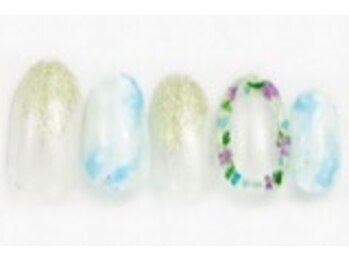 ハーティーネイル hearty nail 溝の口店/定額デザイン￥12000