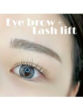 アピュ(APUU)/アイブロウwax + まつげパーマ