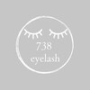738アイラッシュ(738eyelash)のお店ロゴ