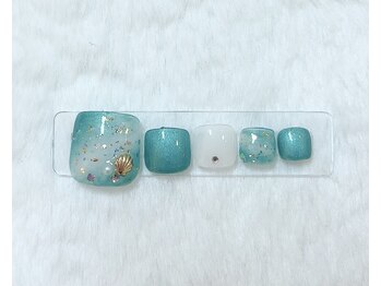 アイリスネイル(Airis nail)/フットデザインコース　￥7,450