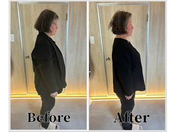 整体ラルース 中目黒(LALUZ)/60代 女性 猫背、巻き肩改善