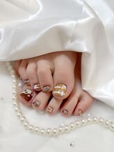 ビビ(ViVi)/とろけるくまちゃんネイル