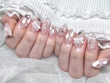 モカ 心斎橋(moca by Lee)/【Aina】チェックネイル