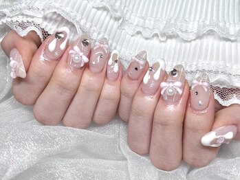 【Aina】チェックネイル