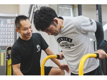 グッドサンプラス 名古屋店(GOODSUNPLUS)の写真/男性限定/初回体験80分【体型の崩れを引き締める】パーソナルトレーニング×ピラティス