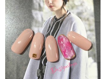 ルキ(Ruki)/大理石風ネイル