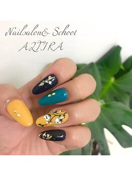 ネイルサロンアンドスクール アルティラ(Nail Salon& School ALTIRA)/手書きフラワー