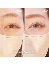 ミニョンアイラッシュ(mignon eyelash)/アイブロウ＆ラッシュリフト