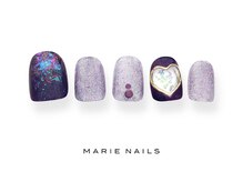 マリー ネイルズ いわきラトブ店(MARIE NAILS)/定額6600円税込 パープル0217c